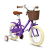 A14116 Ecarpat Kids'Bike Girls Bike 14 Inch Wheels,1-Speed Child Bicycles For 2-4 Years,With Removable Training Wheels Baby Toys,Front V Brake,Rear Holding Brake