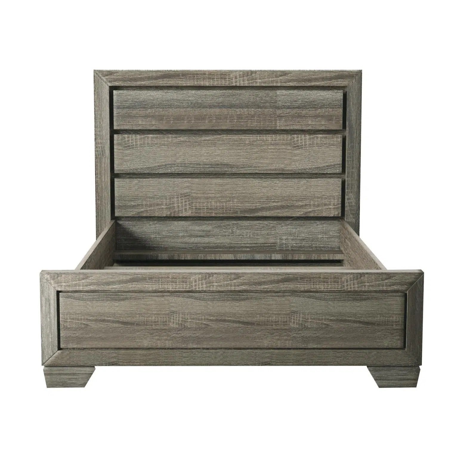 Weathered Grey Queen Bed