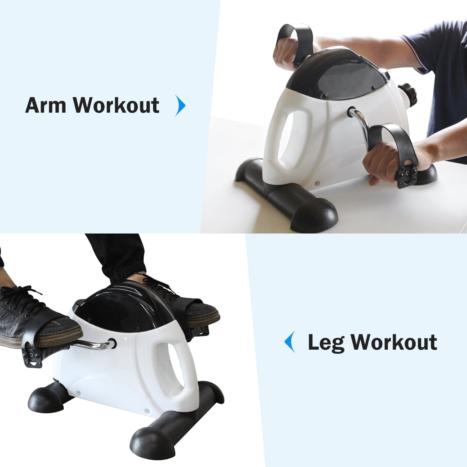 Mini Exercise Bike Rehabilitation training walking machine home rehabilitation maximum weight 120KG with electronic display and instep restraint strap.