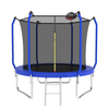 10FT Trampoline with Basketball Hoop,  ASTM Approved Reinforced Type Outdoor Trampoline with Enclosure Net