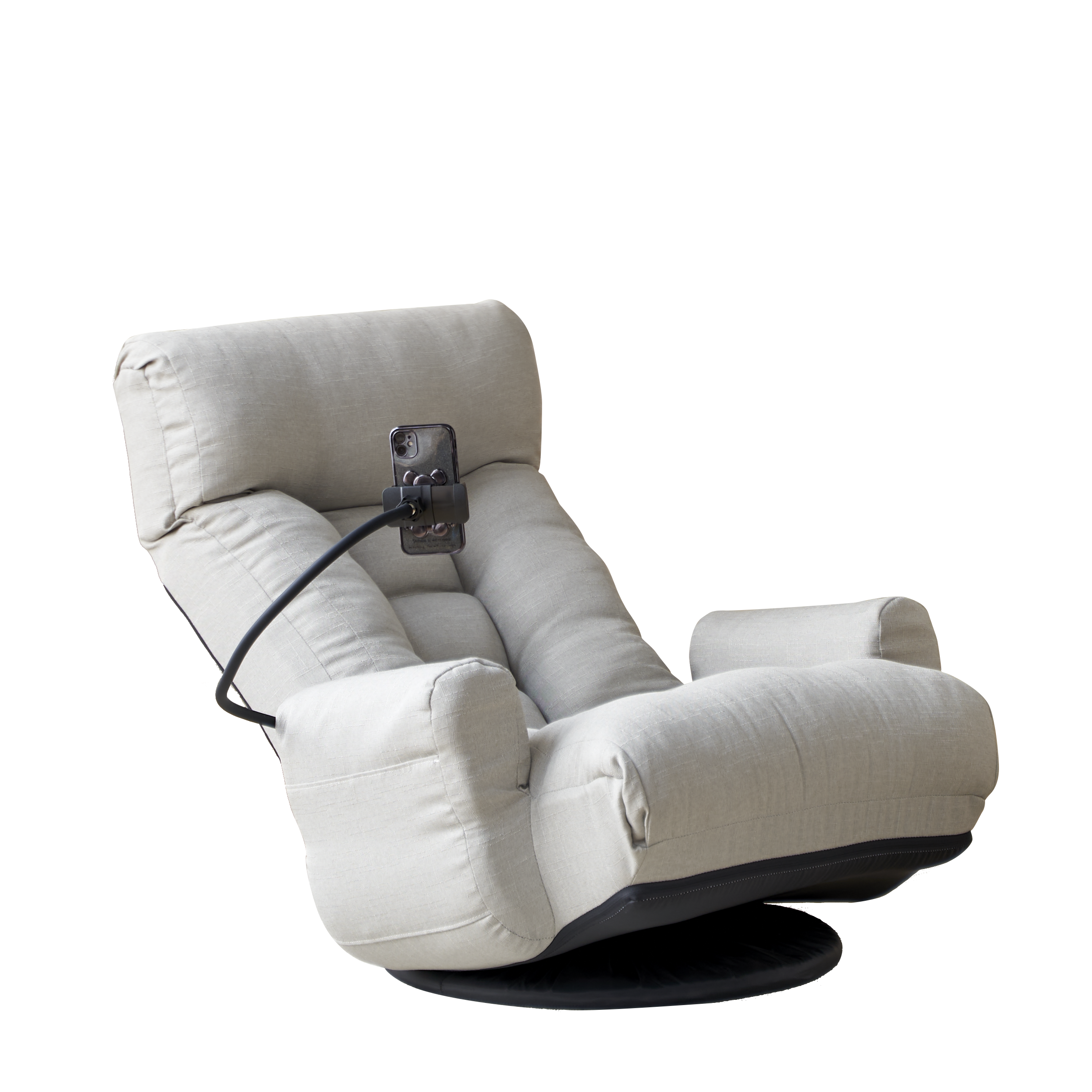 Adjustable head and waist, game chair, lounge chair in the living room, 360 degree rotatable sofa chair,Rotatable seat Leisure Chair deck chair