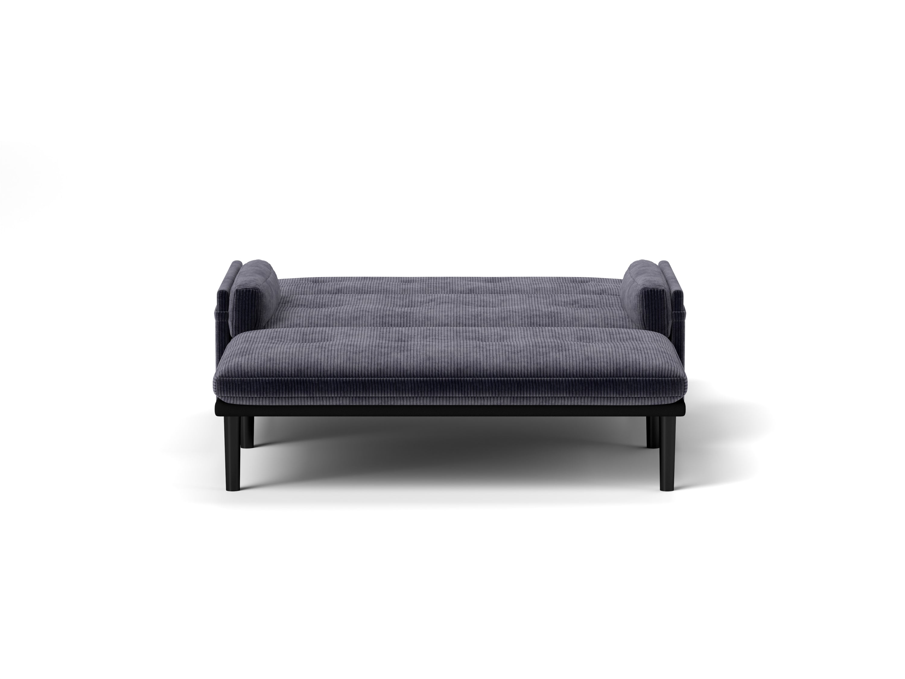 Grey 2 seater sofa sleeper with recline fuction