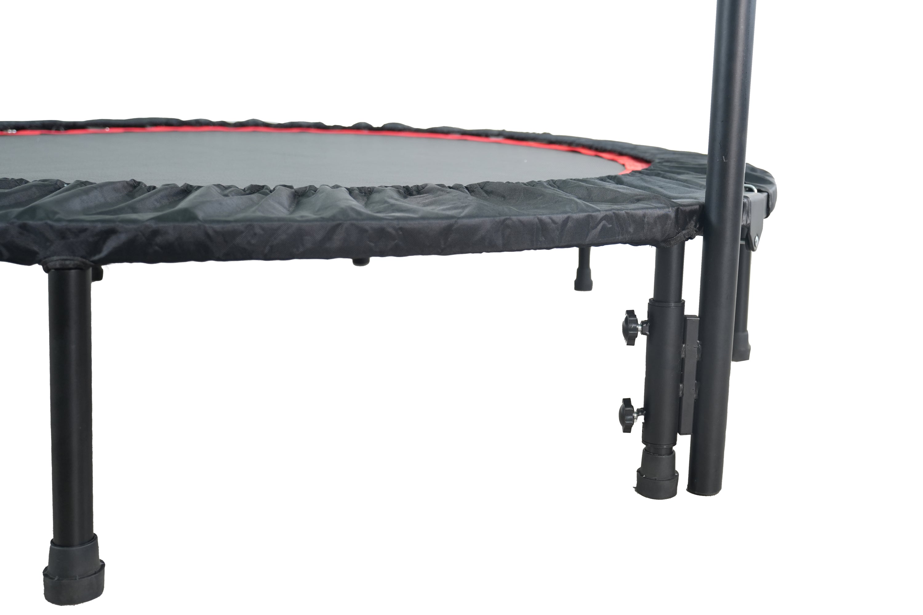 48" Foldable Mini Trampoline Max Load 300lbs, Fitness Rebounder with Adjustable Foam Handle, Exercise Trampoline for Adults Indoor/Garden Workout,Thanksgiving,Black Friday,Cyber Monday,Christmas Gif