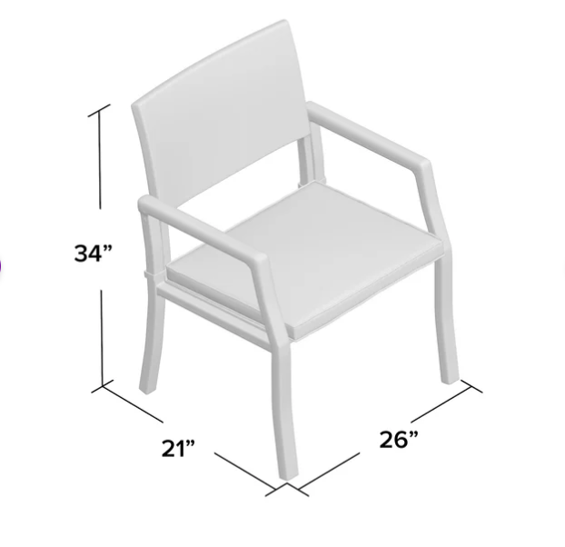 RHODE ISLAND DINING CHAIR(set of 2)