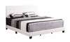 Contemporary White King Sized Bed