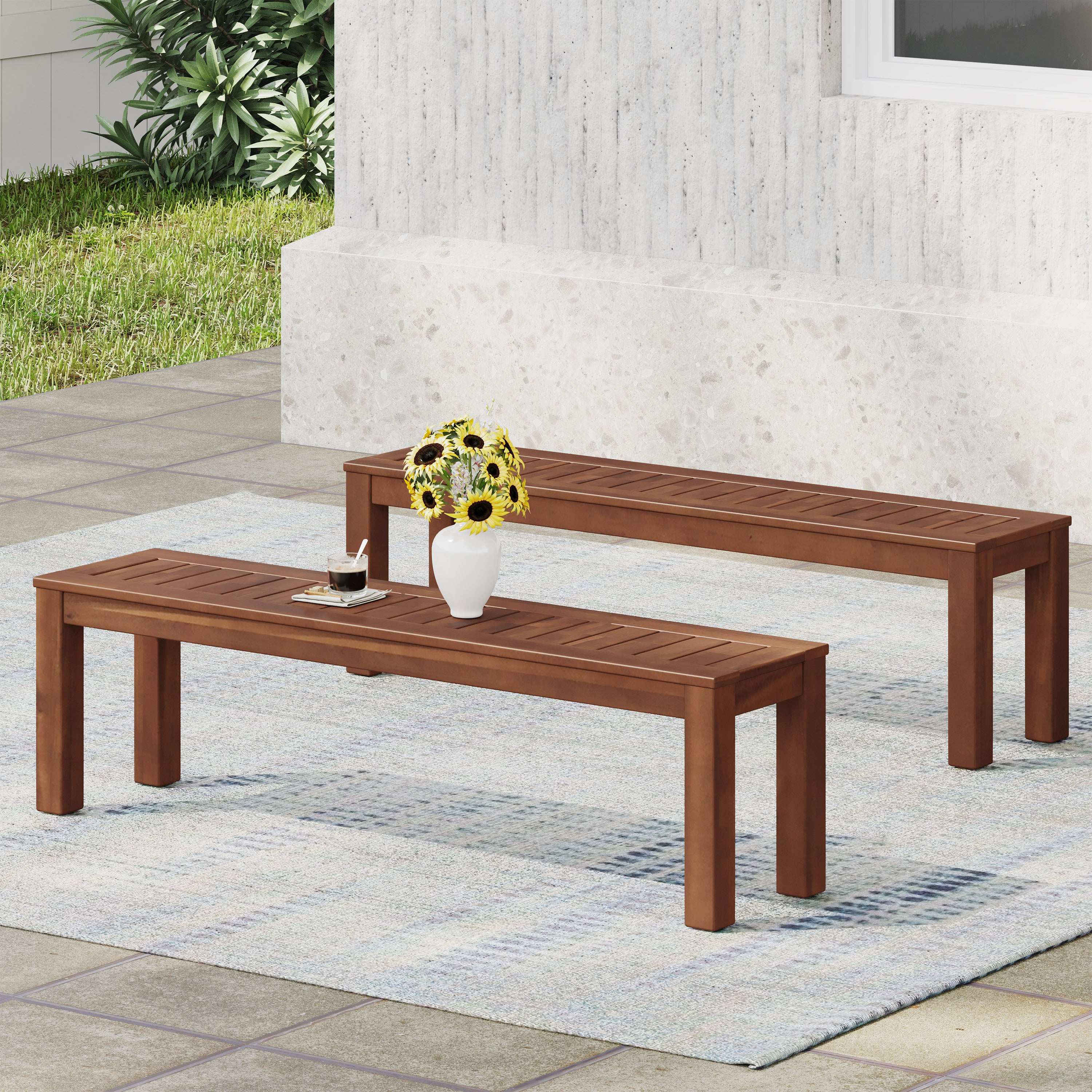 MANILA 61.75'' BENCH( SET OF 2 )