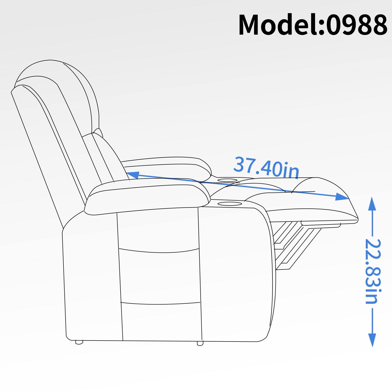 Infinite Position Single Motor Up to 350 LBS Power Lift Recliner Chair for Elderly, Heavy Duty Motion Mechanism with 8-Point Vibration Massage and Lumbar Heating, USB Charging Port, Cup Holders, Brown