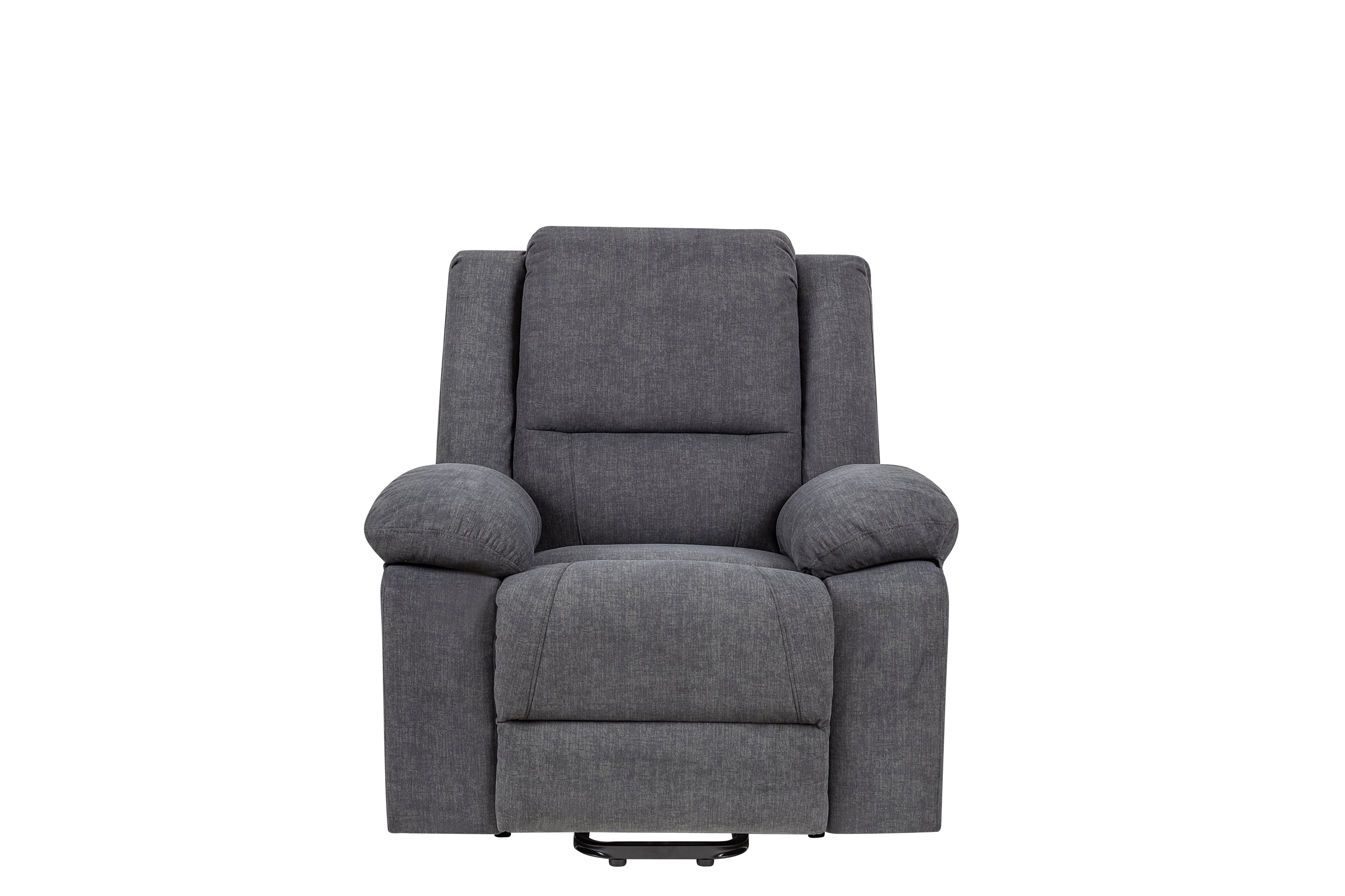 Electric Power Recliner Chair With Massage For Elderly ,Remote Control Multi-function Lifting, Timing, Cushion Heating Chair With Side Pocket Dark Grey