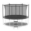 14FT Trampoline with Safety Enclosure Net, Outdoor Trampoline with Heavy Duty Jumping Mat and Spring Cover Padding for Kids and Adults