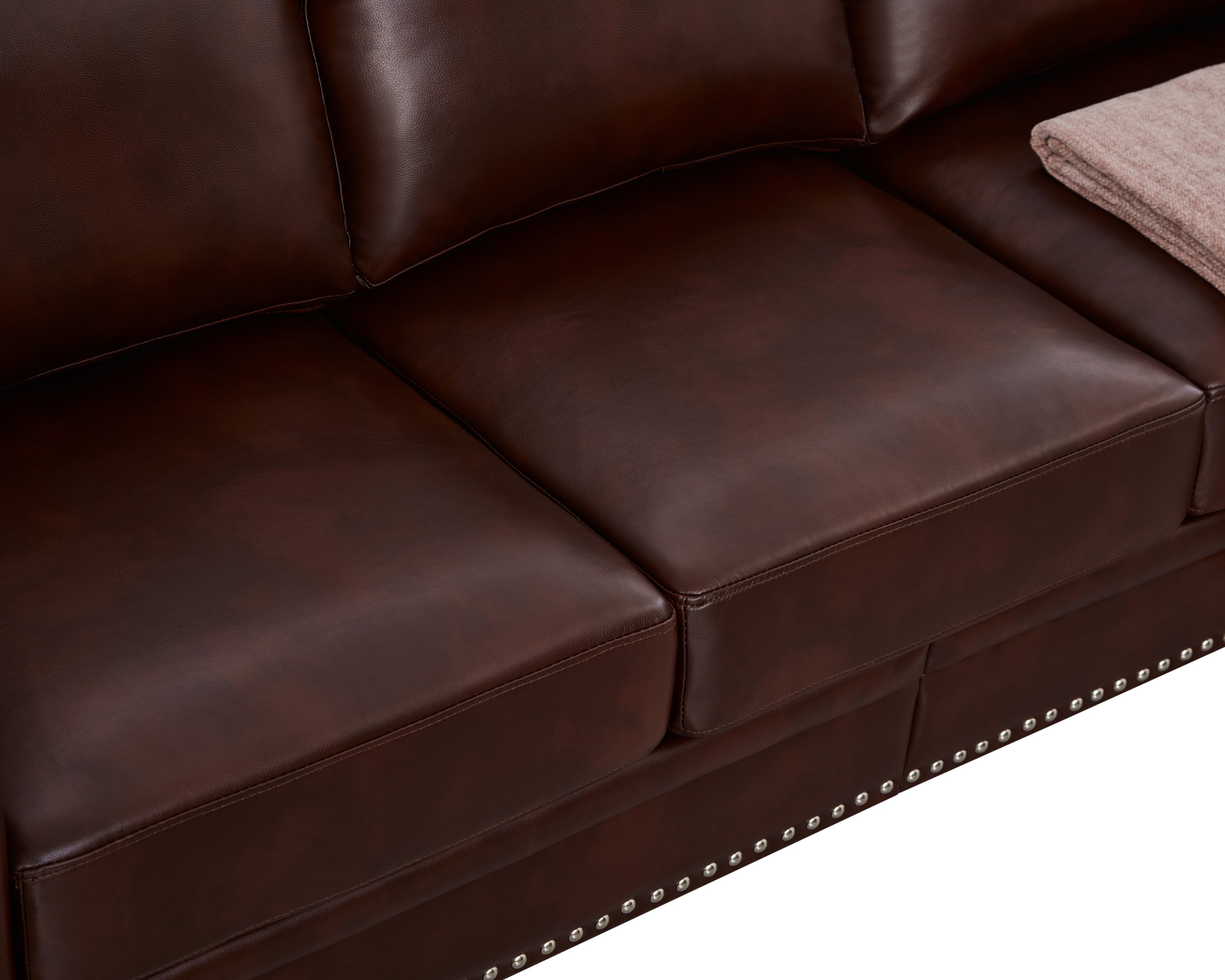 Living Room Sofa with Storage Sofa 1+2+3 Sectional Burgundy Faux Leather