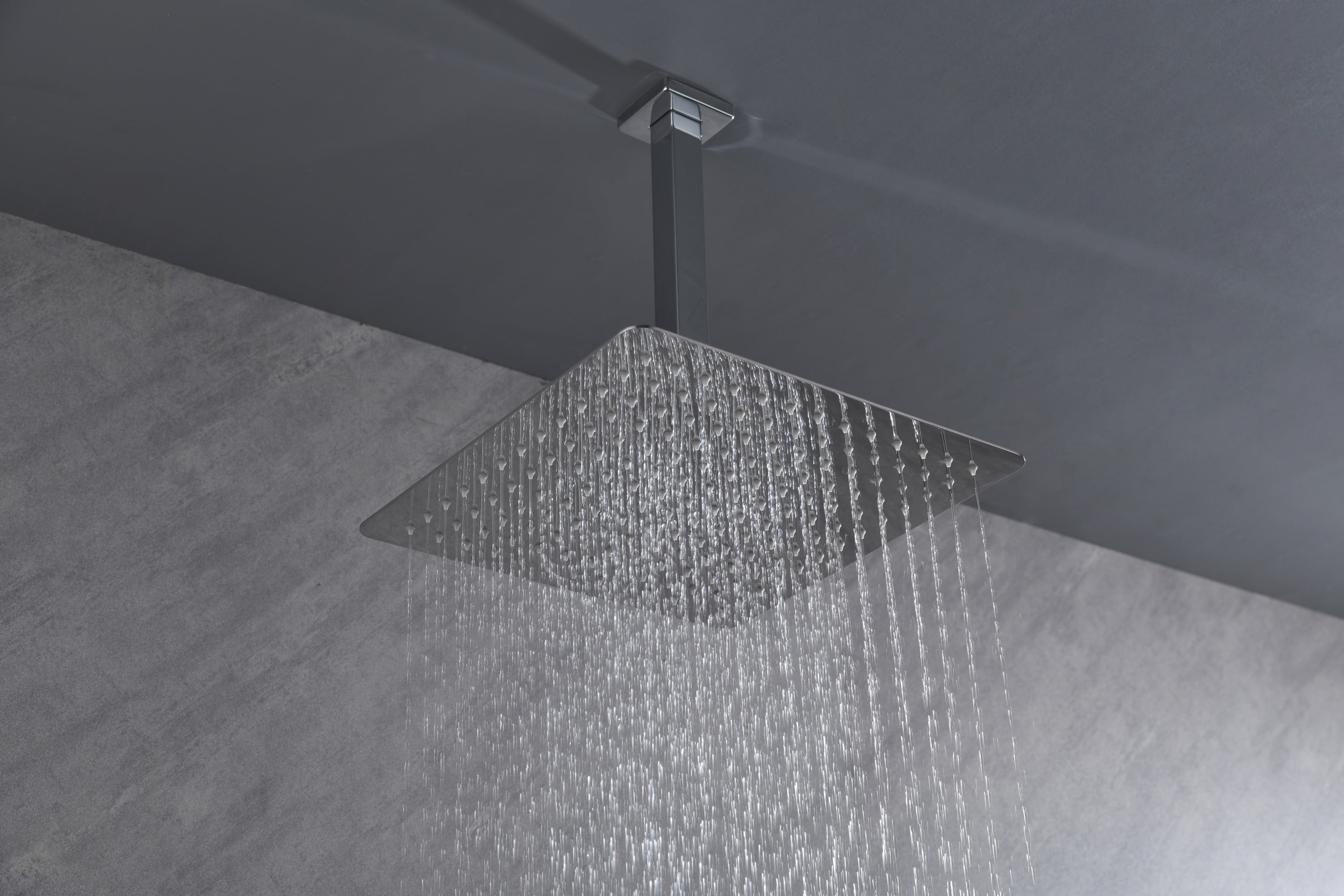 Rain Shower HeadLarge Rainfall Shower Head Made of 304 
Stainless Steel - Perfect Replacement
For Your Bathroom Showerhead