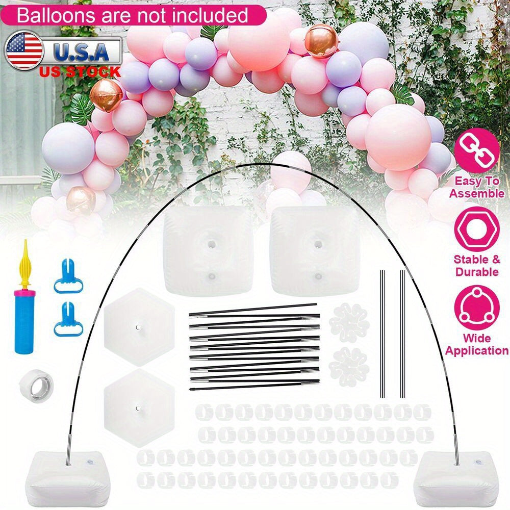 Balloon Arch Stand Kit Adjustable Background Balloon Frame Stand Set