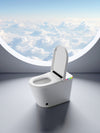 Smart Toilet with Built-in Bidet Seat, Tankless Toilet with Auto Lid Opening, Closing and Flushing, Heated Seat, Digital Display, Elongated