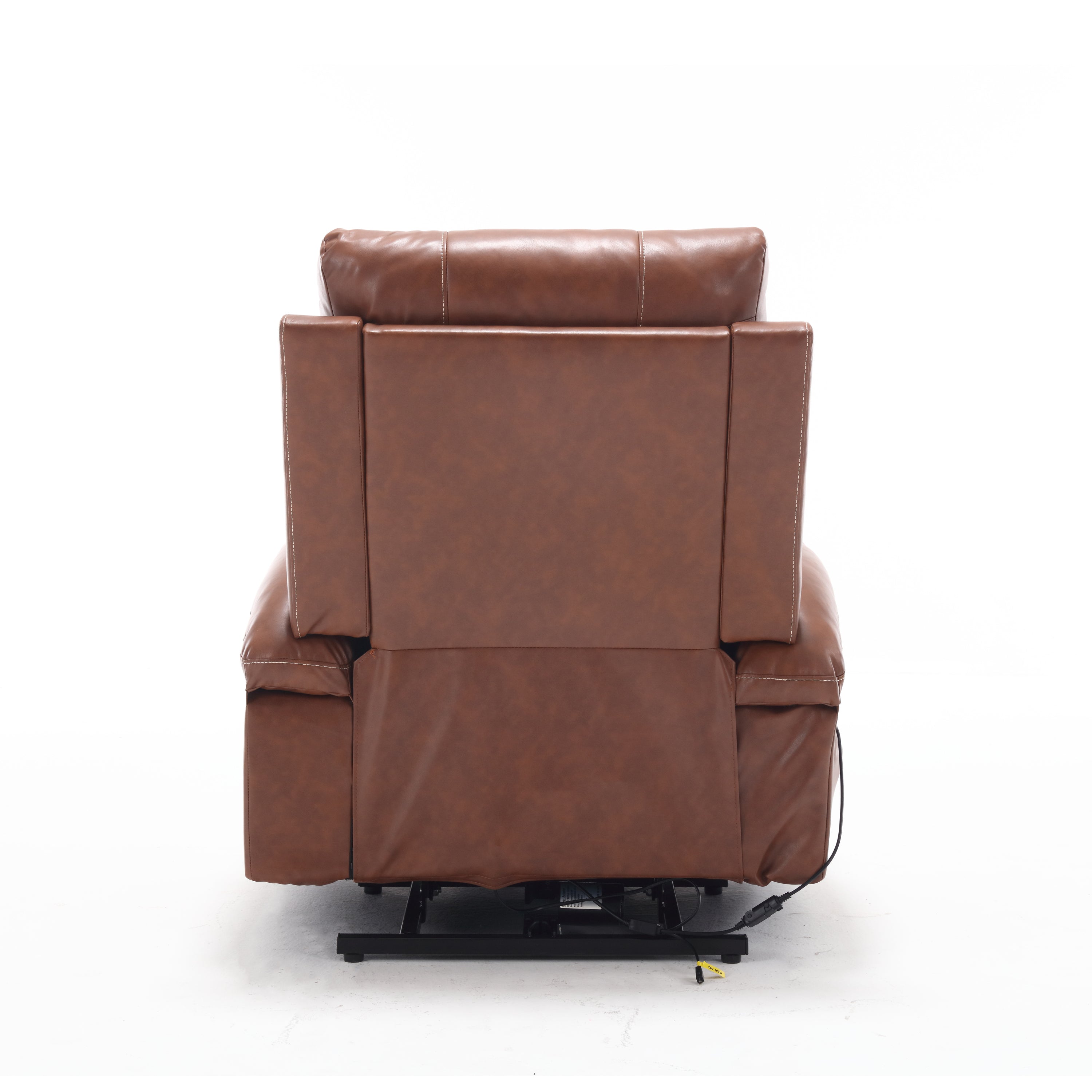 21"seat width,large size Electric Power Lift Recliner Chair Sofa for Elderly, 8 point vibration Massage and lumber heat, Remote Control, Side Pockets and Cup Holders, cozy fabric, overstuffed arm pu