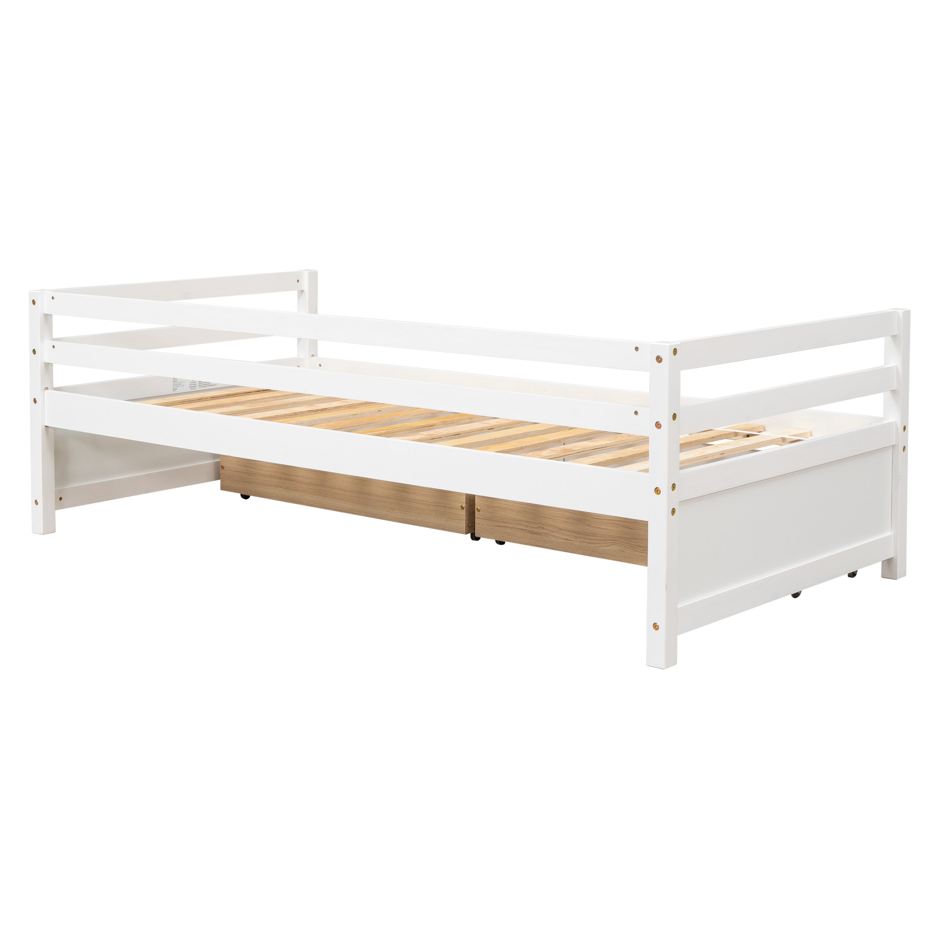 Daybed with two Storage Drawers ,White(New SKU:W504P148589)