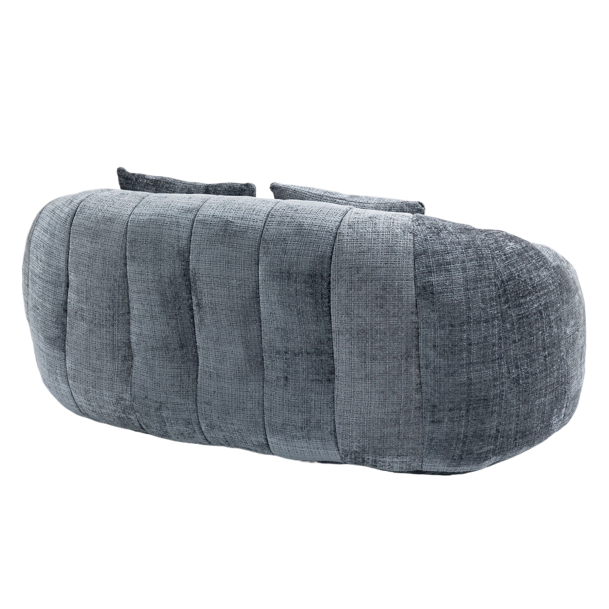 COOLMORE Bean Bag sofa Lazy Sofa Durable Comfort Lounger High Back Bean Bag Chair Couch for Adults and Kids, Indoor & Outdoor, Accent Floor Soft Lounge Chair  (Gray chenille)