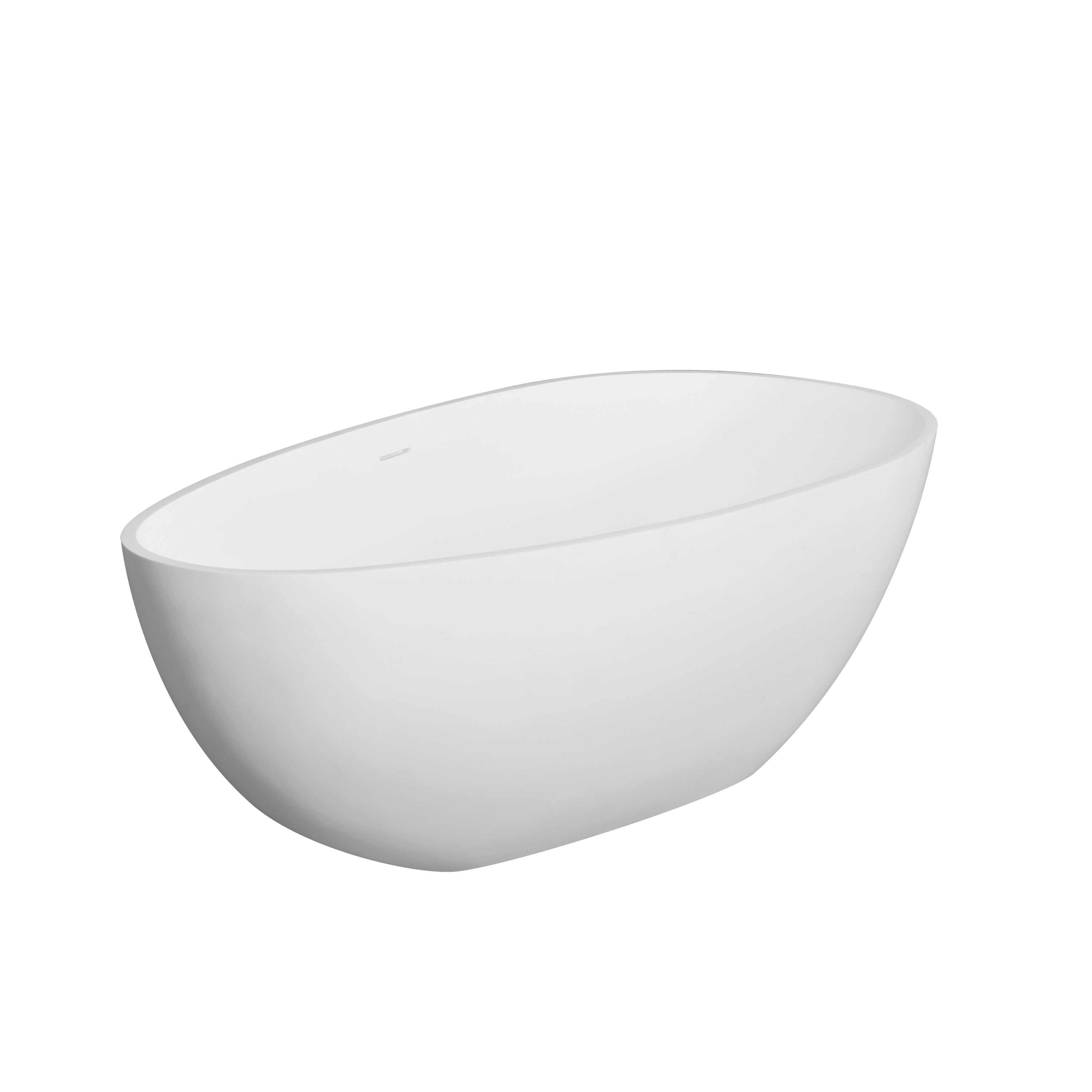 66.9"  freestanding solid surface soaking bathtub for bathroom