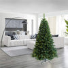 Pre-lit Christmas Tree 6ft Artificial Hinged Xmas Tree with  Foldable Stand