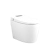 Smart Toilet Bidet Combo with Foot Sensor Open Cover/Seat, LED Display, Self-Cleaning Nozzle, Heated Seat, Night Light, Knob Control, Power Outage Flushing, Soft Close, Auto Flush, with Remote Control