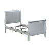 Platinum Twin Sleigh Bed