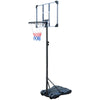 Basketball Hoop Portable Basketball Goal for Indoor Outdoor Basketball Stand 5.6-7 ft Adjustable 32 in Backboard with Wheels