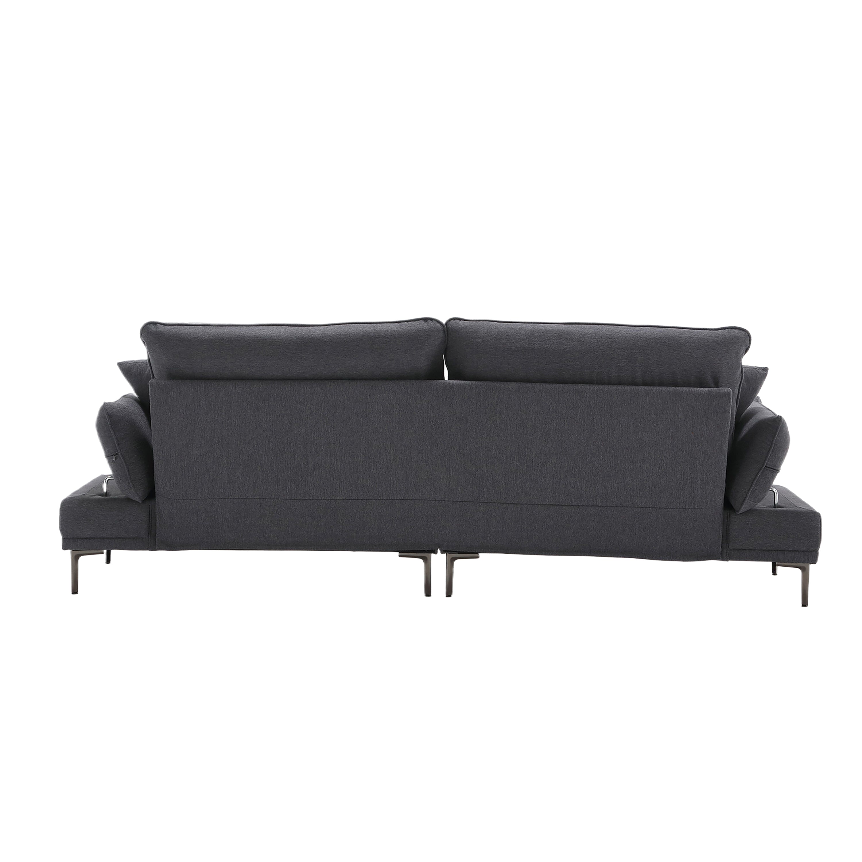 UNITED Linen Sofa , Accent sofa loveseat sofa with metal feet