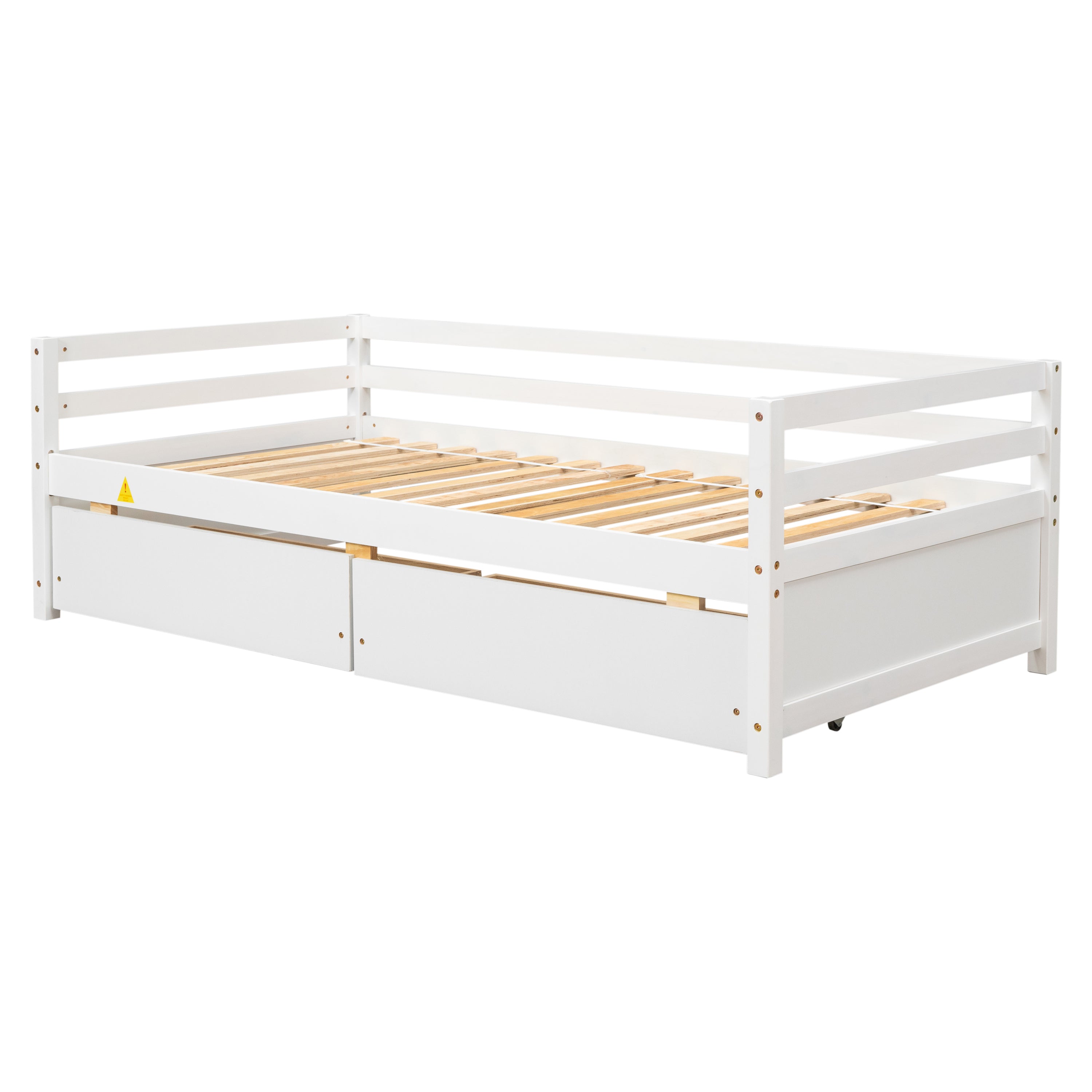 Daybed with two Storage Drawers ,White(New SKU:W504P148589)