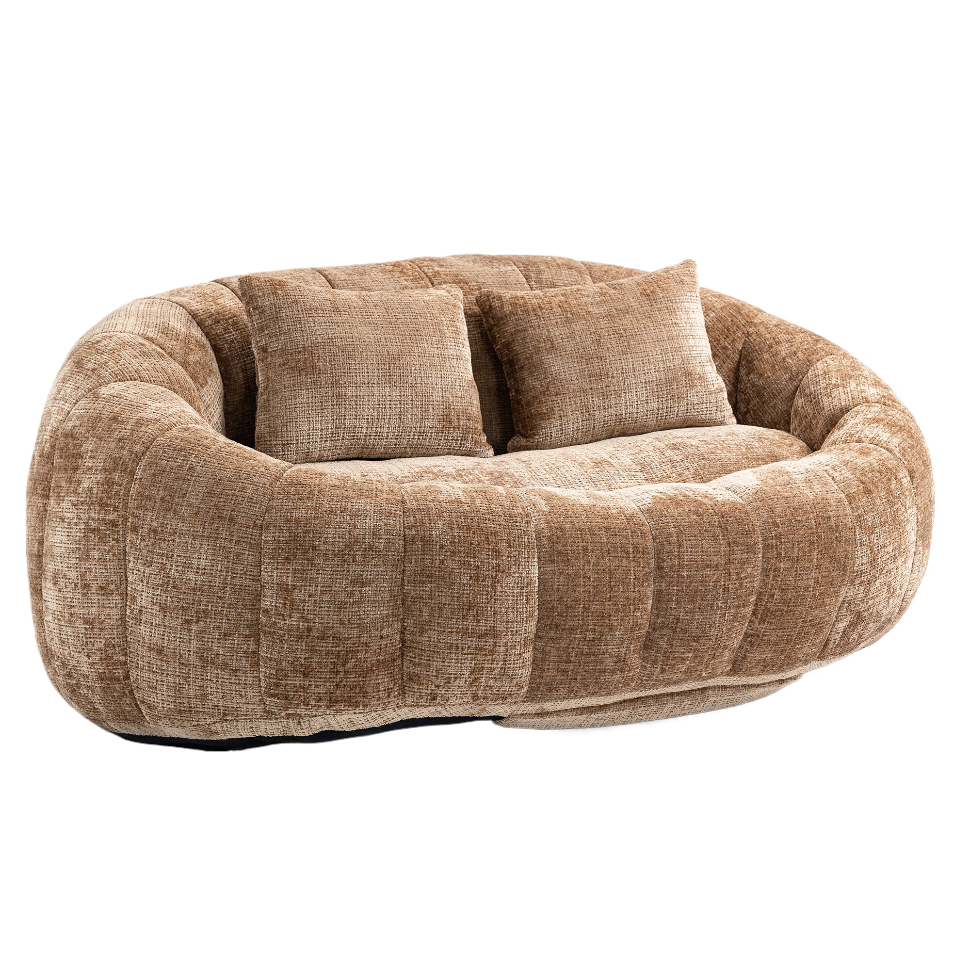 COOLMORE Bean Bag sofa Lazy Sofa Durable Comfort Lounger High Back Bean Bag Chair Couch for Adults and Kids, Indoor & Outdoor, Accent Floor Soft Lounge Chair  (Coffee chenille)