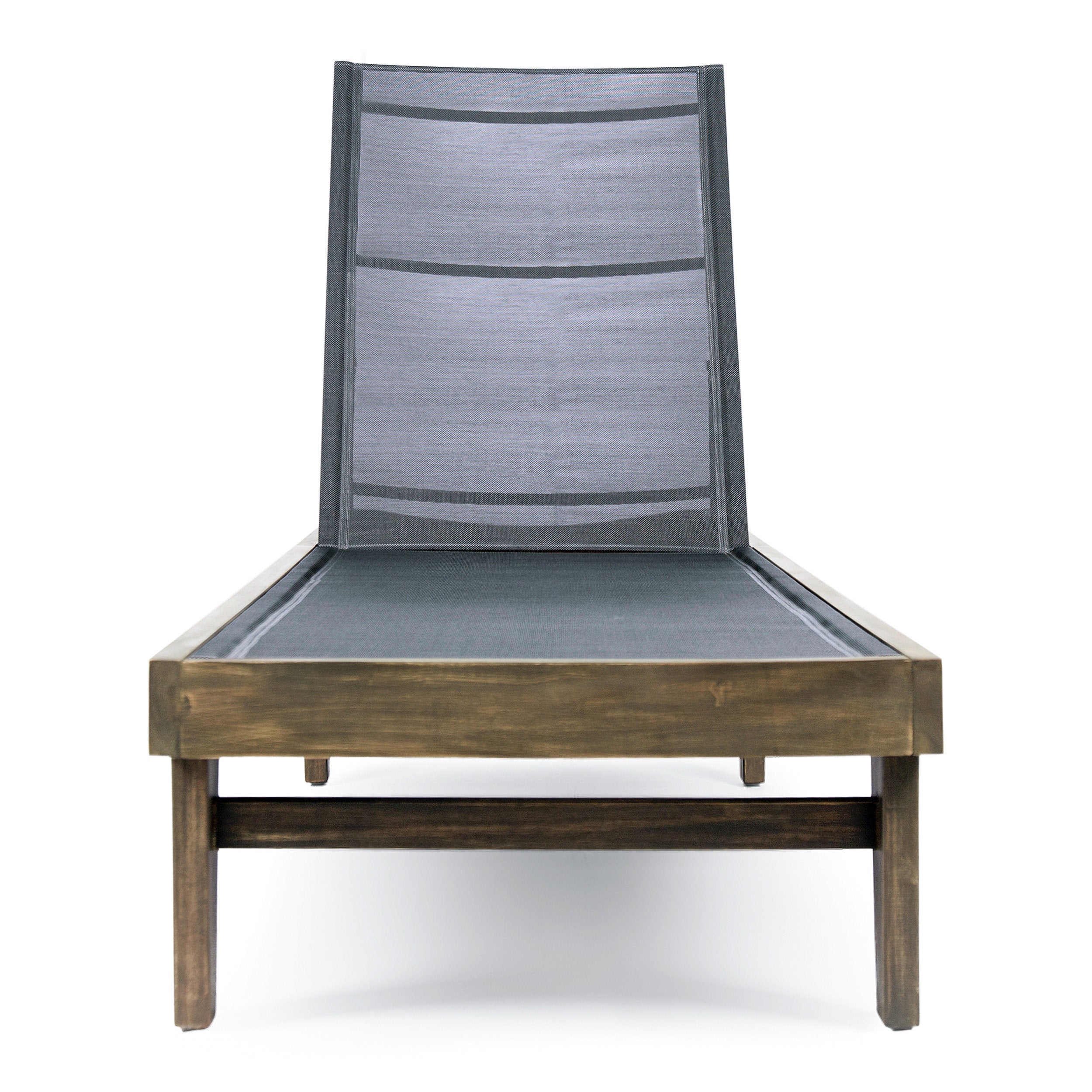 SUMMERLAND CHAISE LOUNGE - DARK GREY MESH