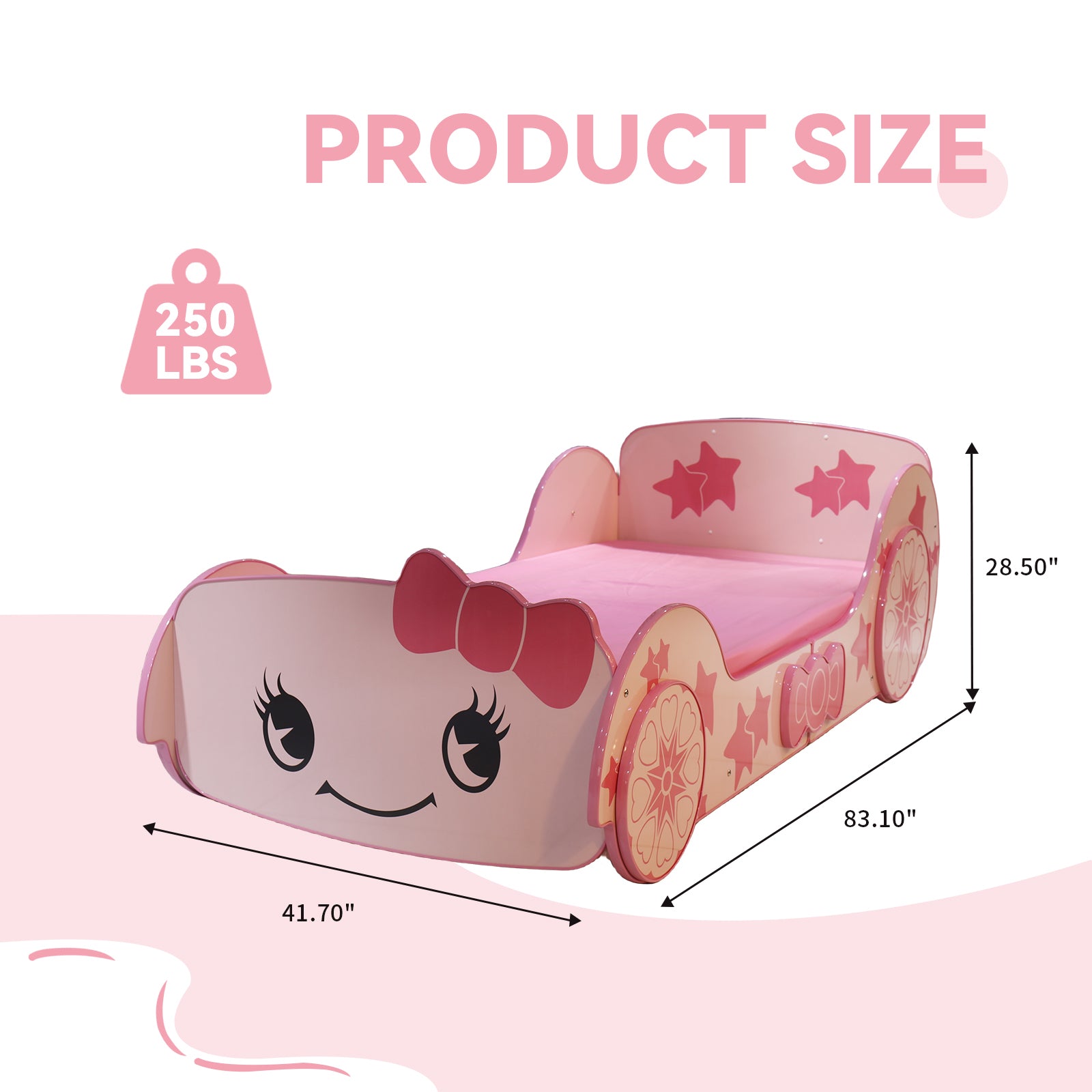 Little Star Cartoon Car Bed