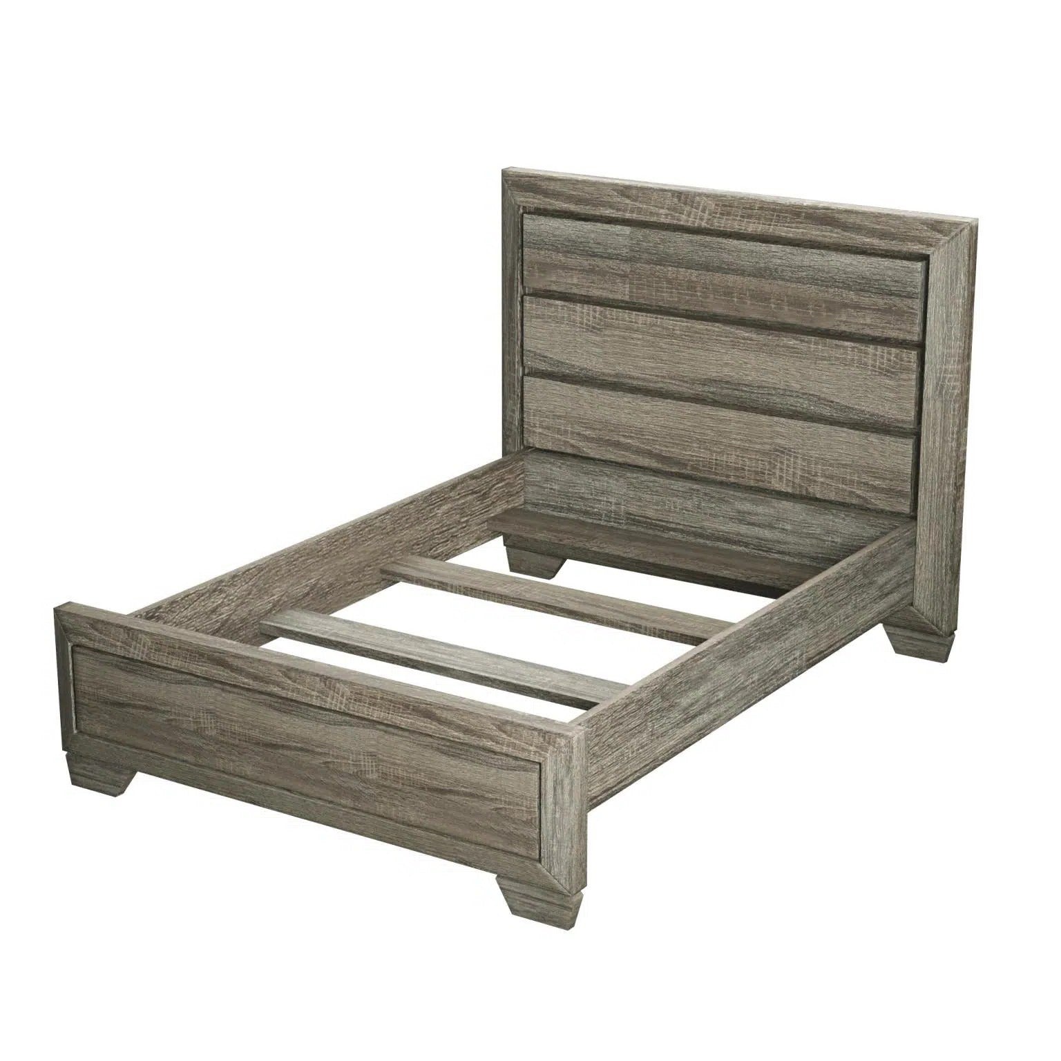 Weathered Grey Queen Bed