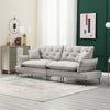 UNITED Linen Sofa , Accent sofa loveseat sofa with metal feet