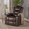 33" Wide Power Standard Recliner Chair with Arm Storage with USB