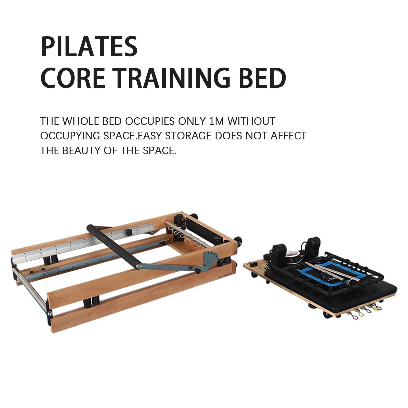 Pilates Bed Beech Wood Pilates Equipment Pilates Home and Studio Reformer