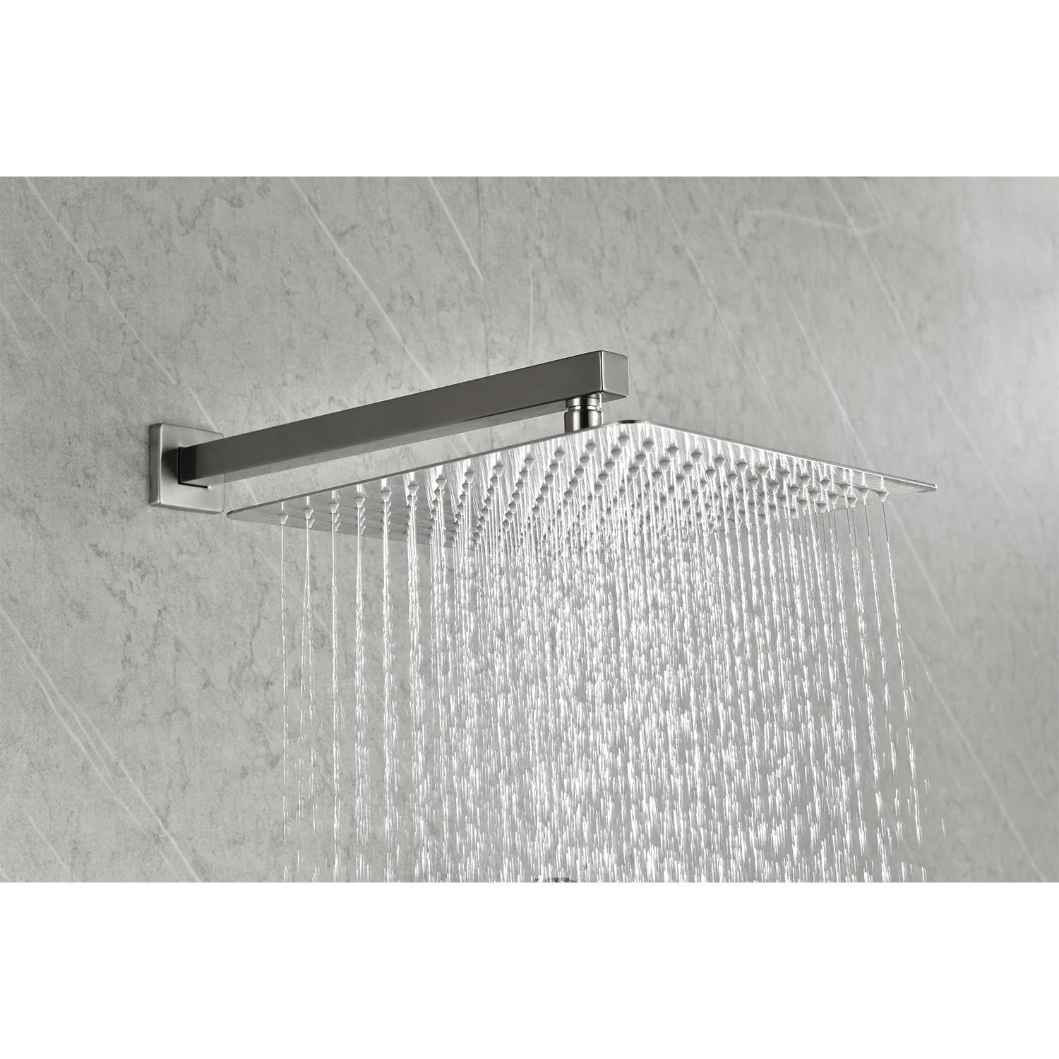 12" Rain Shower Head Systems Wall Mounted Shower