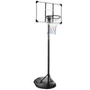 Portable Basketball Hoop Adjustable 7.5ft - 9.2ft with 32 Inch Backboard for Youth Adults Indoor Outdoor Basketball Goal White