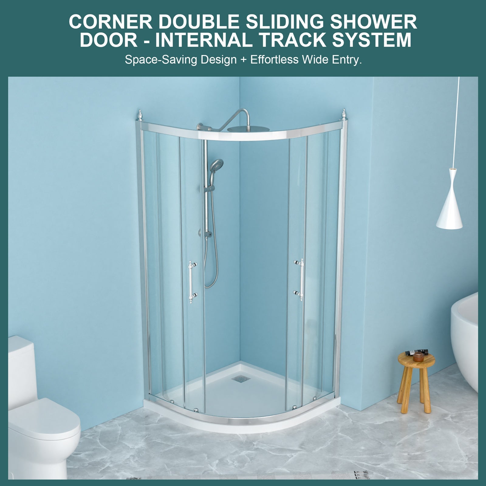 36 x 75 in chrome framed tub shower enclosure dimensions detail