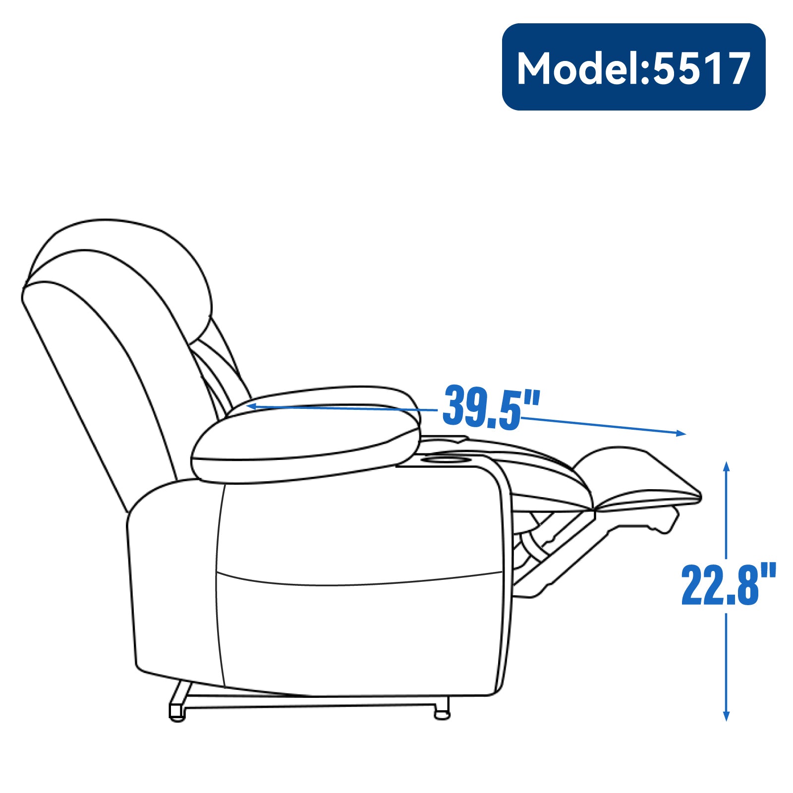 Up to 350 LBS Chenille Power Lift Recliner Chair, Heavy Duty Motion Mechanism with 8-Point Vibration Massage and Lumbar Heating, USB and Type-C Ports, Stainless Steel Cup Holders, Brown