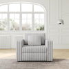 44.9" Rabbit Plush Modular Sofa Single - Highly Comfortable, Stylish & Functional for Bedroom & Living Room, Light gray