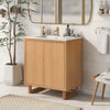 30" Bathroom vanity Set with Sink, Combo Cabinet, Bathroom Storage Cabinet, Solid Wood Frame(The Same with SV000008AAE-1)