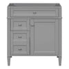 30'' Bathroom Vanity with Top Sink, Modern Bathroom Storage Cabinet with 2 Drawers and a Tip-out Drawer, Single Sink Bathroom Vanity