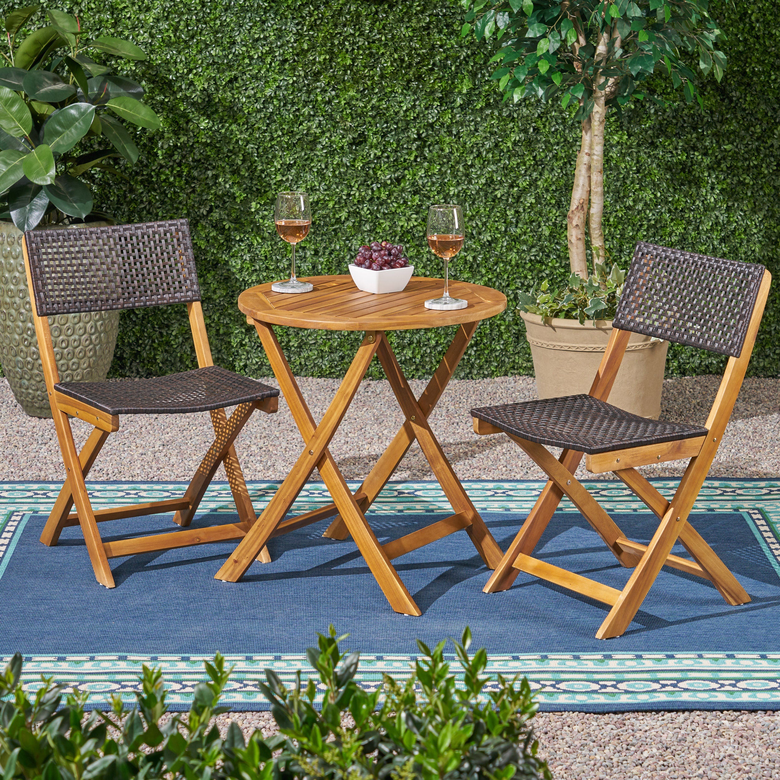 HILLSIDE BISTRO SET,2 Chairs+1 Table