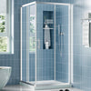 36 x 36 x 72 in Corner Shower Enclosure - 36 x 36 x 72 in / Chrome view 1