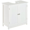 24” Pedestal Sink Bathroom Vanity Cabinet - White