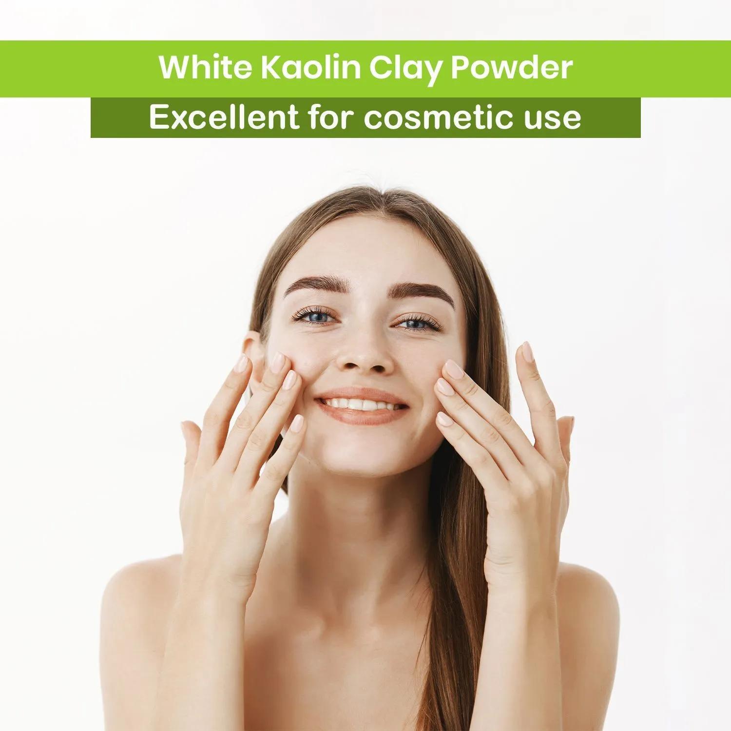 Saopeauty White Kaolin Clay Powder - 100% Natural Cosmetic Grade | Perfect for Face & Body Masks | Gentle Detox, Oil Control, and Radiant Skin