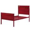 Red Twin Platform Bed