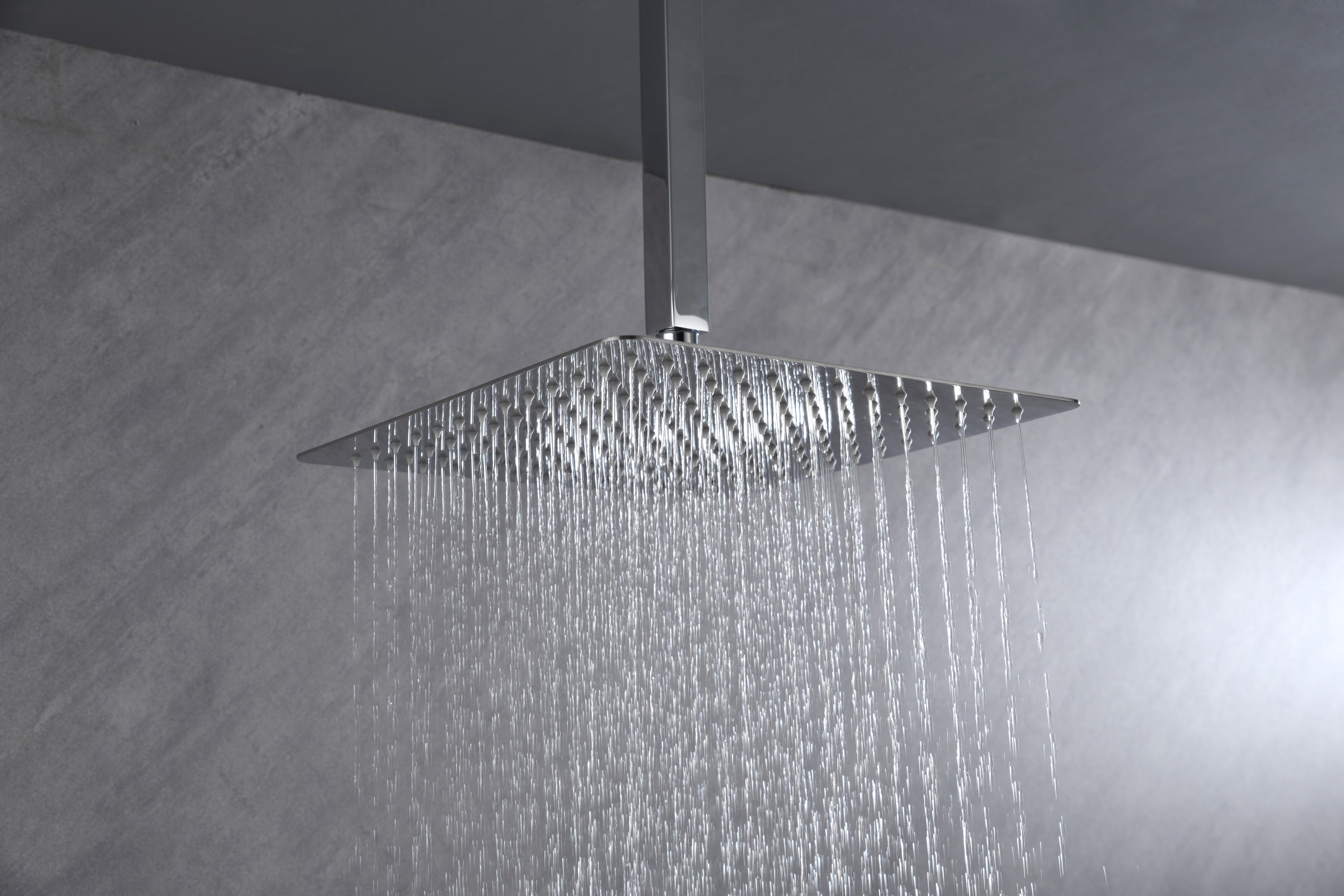 Rain Shower HeadLarge Rainfall Shower Head Made of 304 
Stainless Steel - Perfect Replacement
For Your Bathroom Showerhead