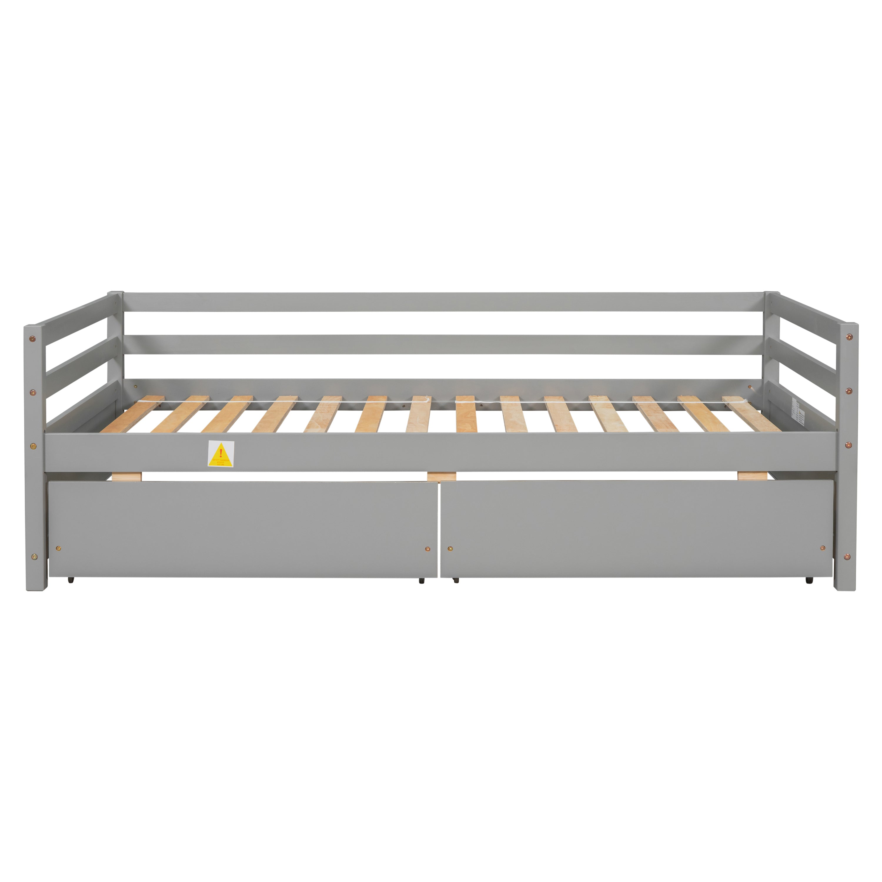 Daybed with two Storage Drawers ,Grey(Old SKU:W50450914)