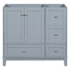 [Cabinet Only] 36" Bathroom Vanity-Grey Blue(Sink not included)