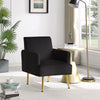 Reading Armchair Living Room Comfy Accent Chairs, Bedroom Chairs for Office Bedroom with Arm Rest, Lounge Chair for Office and Study